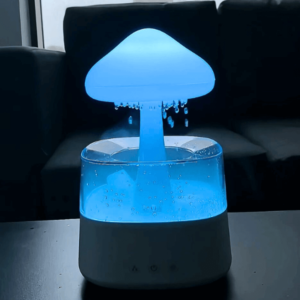 Mushroom Rain Air Humidifier Colorful Night Light